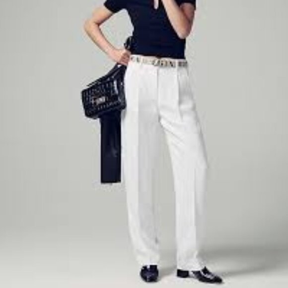 J. Crew Tapered Essential Pant in Drapey Viscose 6 - Picture 4 of 16